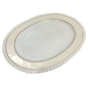 K&A Krautheim Bavarian Selb "MARGUERITE"  13" Oval Serving Platter,  EUC!